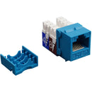 Simply45 Cat5e 90&deg; Unshielded Keystone Jack (Blue)