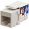 Simply45 Cat5e 90&deg; Unshielded Keystone Jack (White)