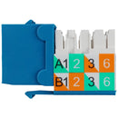 Simply45 Cat5e 90&deg; Unshielded Keystone Jack (Blue)