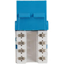 Simply45 Cat5e 90&deg; Unshielded Keystone Jack (Blue)