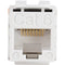 Simply45 Cat6 90&deg; Unshielded Keystone Jack (White)