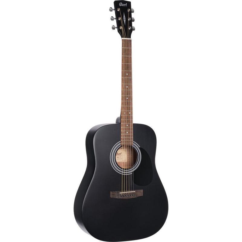 Cort Standard AD810 Dreadnought Acoustic Guitar (Black Satin)