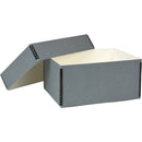 Archival Methods Short Top Box (Gray, 10.5 x 8.1 x 5.1")