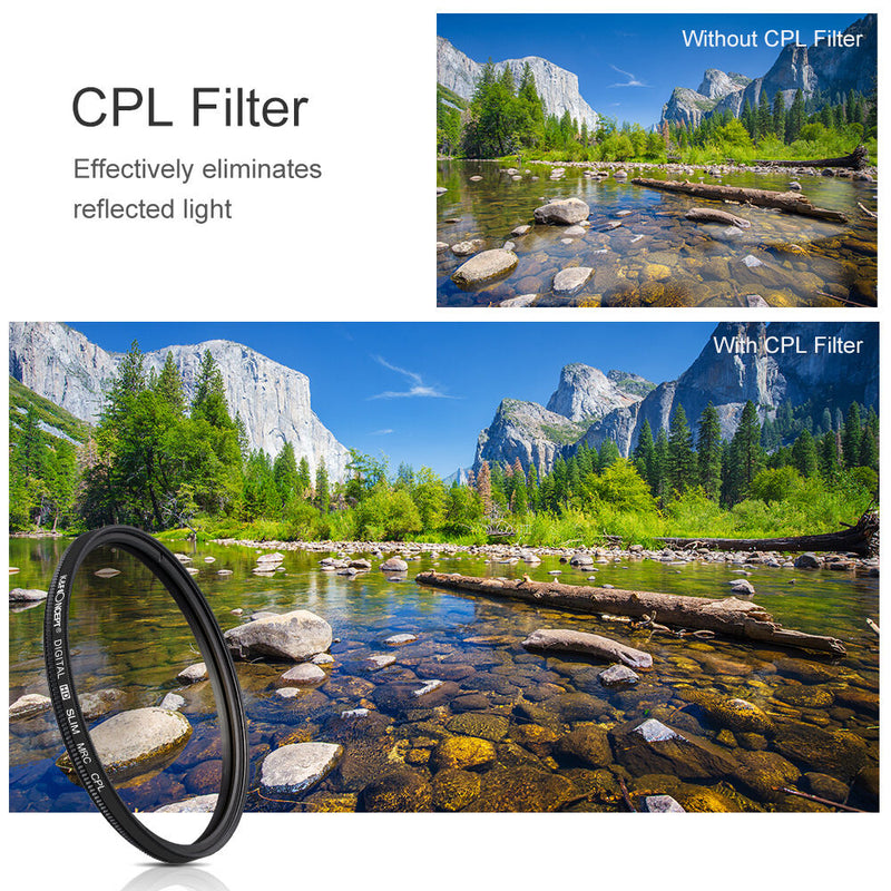 K&F Concept C-Series UV & CPL Filter Kit (52mm)