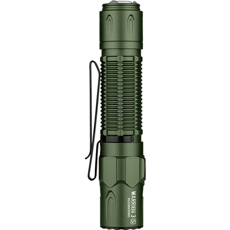 Olight Warrior 3S Rechargeable Flashlight (OD Green)