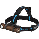 Olight Perun 2 Rechargeable Right-Angle LED Flashlight and Headband (Desert Tan)