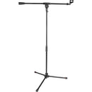 Gator Frameworks Compact Fixed Boom Mic Stand with Tripod Base