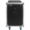 Gator GTOUR16U-TBL ATA Road Rack Case with Dual Fold-Out Tables (17" Depth, 19 RU, with Casters)