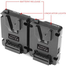 SHAPE 2 x Mini V-Mount 99Wh Batteries & Dual Hot-Swap Battery Plate Kit