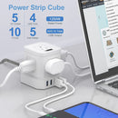 Uncaged Ergonomics Cube USB Power Strip (White)