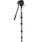 3 Legged Thing Jay Carbon Fiber Tripod with Quick Leveling Base & AirHed Cine-A Fluid Head System (Matte Black)