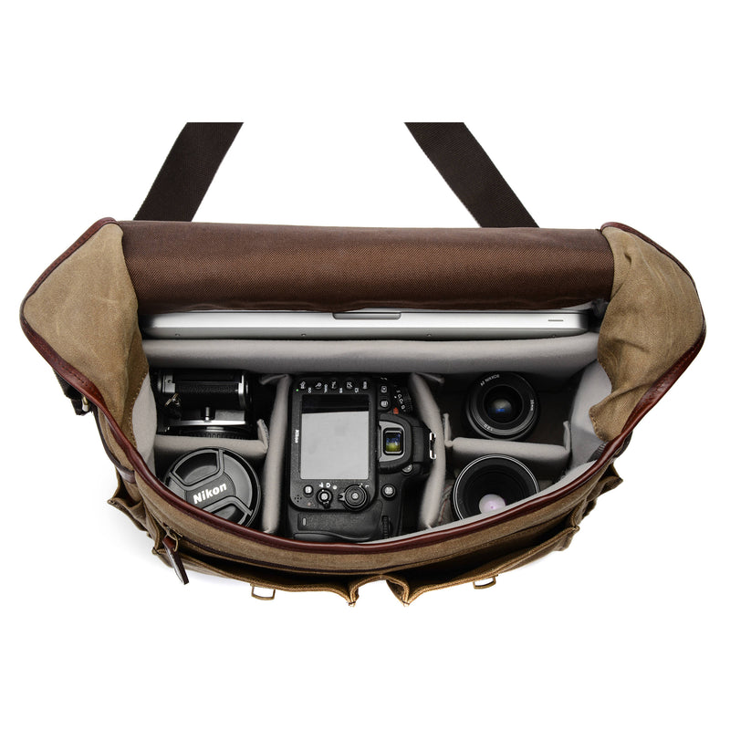 ONA Astoria Camera & Laptop Messenger Bag (FieldTan)