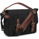 ONA Prince Street Camera Messenger Bag (Black, Waxed Canvas)