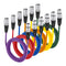 Neewer XLR Male to XLR Female Microphone Cable (3.3', Multicolor 6-Pack)