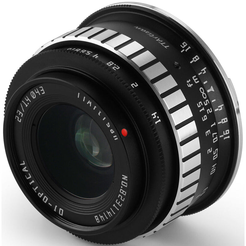 TTArtisan 23mm f/1.4 Lens for Canon RF (Black & Silver)