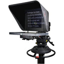 Fortinge 17" Studio Prompter Set with HDMI, BNC, VGA, SDI, and NDI Inputs (High Brightness)