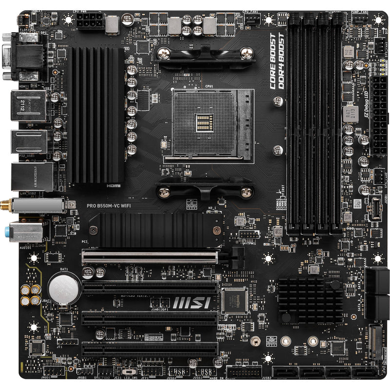 MSI PRO B550M-VC WIFI AM4 M-ATX Motherboard