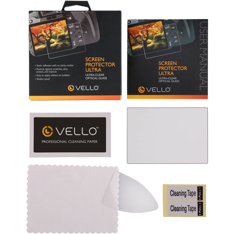 Vello LCD Screen Protector Ultra II for Canon EOS R10 or R100 Camera