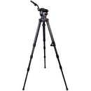 Cartoni Focus 10 Fluid Head with Stabilo Tripod Legs (100mm)