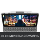 Logitech Slim Folio Protective Bluetooth Keyboard Case for 10.9" iPad 10th Gen (Oxford Gray)