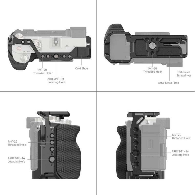 SmallRig Camera Cage with Side Handle for Sony a7C Camera