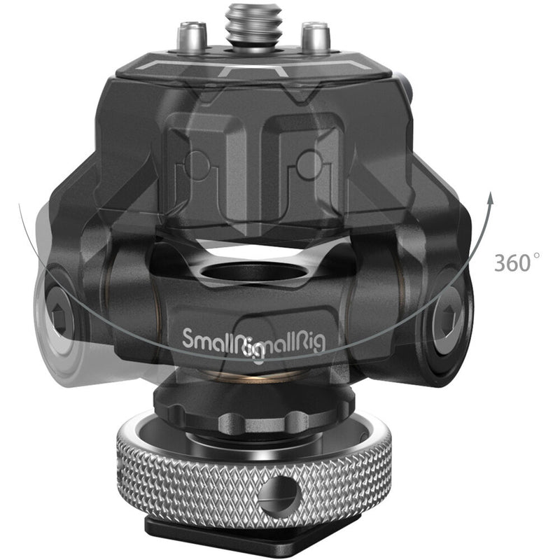 SmallRig Drop-In Hawklock Mini Quick Release Monitor Mount with Shoe Adapter