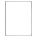 MCS Framatic Fineline Aluminum Frame with 8.5 x 11" Glass (Silver)