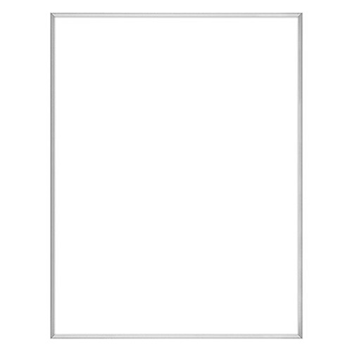 MCS Framatic Fineline Aluminum Frame with 8.5 x 11" Glass (Silver)