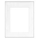 MCS Framatic Fineline Aluminum Frame with 16 x 20" Glass and 11 x 14" Mat (Silver)