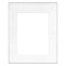 MCS Framatic Fineline Aluminum Frame with 16 x 20" Glass and 11 x 14" Mat (Silver)