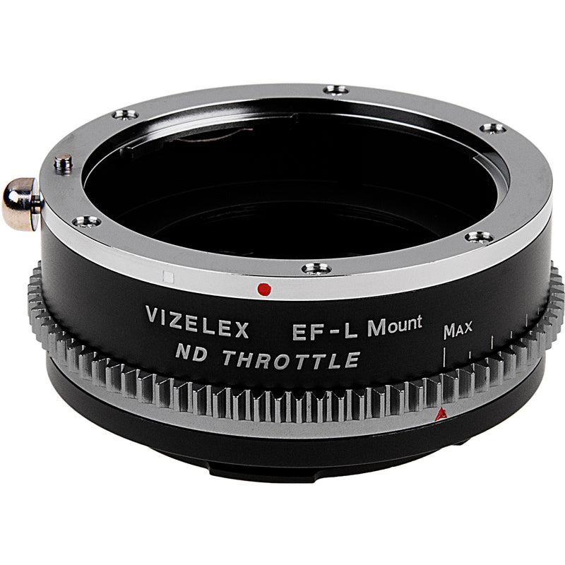 FotodioX Vizelex ND Throttle Lens Adapter Compatible with Canon EOS (EF / EF-S) DSLR Lens to Select L-Mount Alliance Cameras