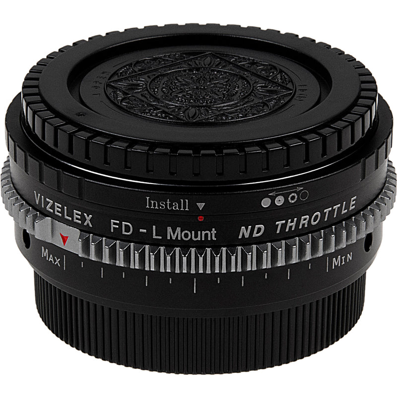 FotodioX Vizelex ND Throttle Lens Adapter Compatible with Canon FD & FL 35mm SLR Lens to Select L-Mount Alliance Cameras