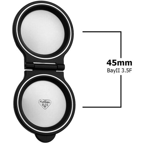 FotodioX Metal Pro Lens Cap for Rolleiflex TLRs with Bay IIb 2.8A & 3.5F