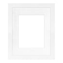 MCS Framatic Metro Frame with 16 x 20" Glass and 11 x 14" Mat (White)