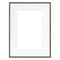 MCS Framatic Woodworks Frame with 18 x 24" Glass & 12 x 18" Mat Opening (Barn Gray)