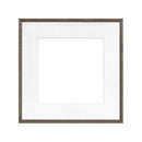 MCS Framatic Woodworks Frame with 16 x 16" Glass & 11 x 11" Mat Opening (Barn Gray)