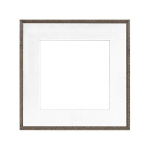 MCS Framatic Woodworks Frame with 16 x 16" Glass & 11 x 11" Mat Opening (Barn Gray)