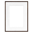 MCS Framatic Woodworks Frame with 18 x 24" Glass & 12 x 18" Mat Opening (Espresso)