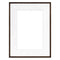 MCS Framatic Woodworks Frame with 18 x 24" Glass & 12 x 18" Mat Opening (Espresso)