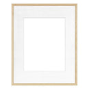 MCS Framatic Woodworks Frame with 16 x 20" Glass & 11 x 14" Mat Opening (Natural)