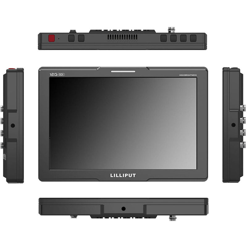 Lilliput Q10 10.1" Ultrahigh Brightness On-Camera Monitor with 2 x 12G-SDI, 1 x HDMI (1500 cd/m&sup2;)