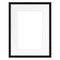 MCS Framatic Modern Frame with 18 x 24" Glass and 12 x 18" Mat (Black)