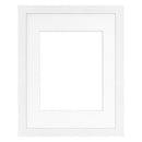 MCS Framatic Modern Frame with 11 x 14" Glass and 8 x 10" Mat (White)