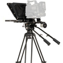 ikan Professional 15" High-Bright Teleprompter with Tripod and Dolly Travel Kit (SDI)