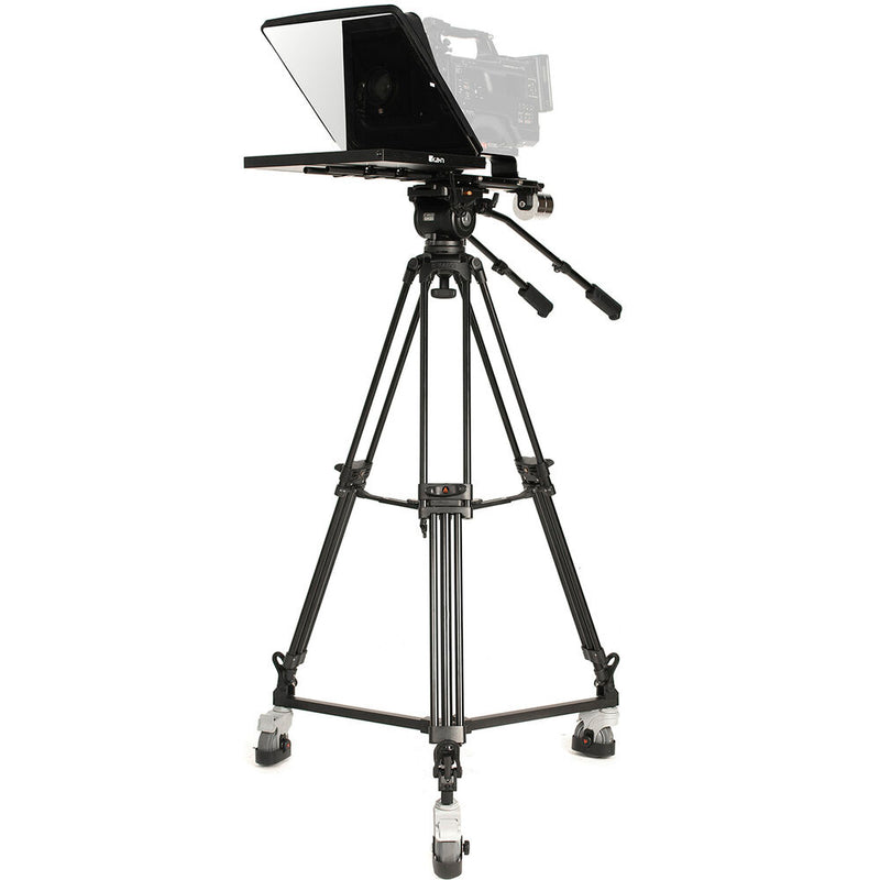 ikan Professional 15" High-Bright Teleprompter with Tripod and Dolly (HDMI)