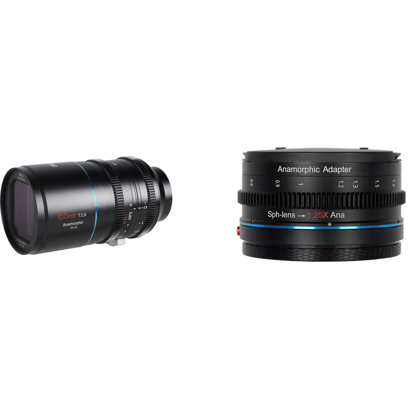 Sirui 100mm T2.9 1.6x Full-Frame Anamorphic Lens with 1.25x Anamorphic Adapter (RF Mount)