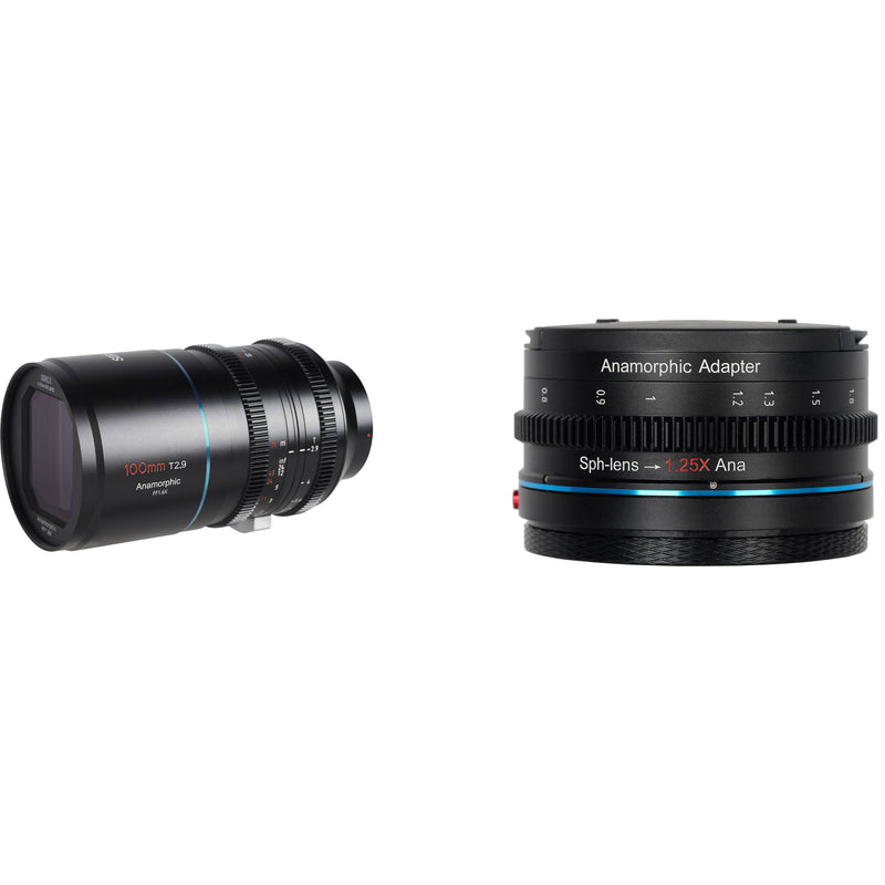 Sirui 100mm T2.9 1.6x Full-Frame Anamorphic Lens with 1.25x Anamorphic Adapter (Z Mount)