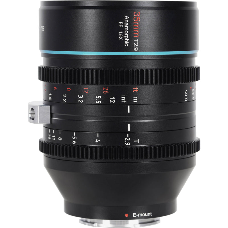 Sirui 35mm T2.9 1.6x Full-Frame Anamorphic Lens Kit with 1.25x Anamorphic Adapter (L Mount)