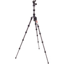 3 Legged Thing Legends Ray Carbon Fiber Tripod with AirHed Vu Ball Head Set (Matte Black)