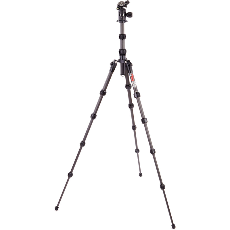 3 Legged Thing Legends Ray Carbon Fiber Tripod with AirHed Vu Ball Head Set (Matte Black)